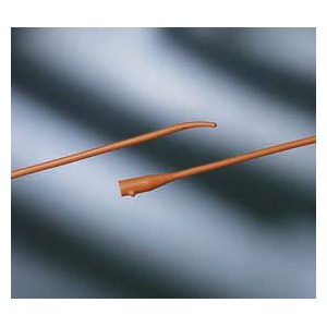 Picture of Bard Home Health Division 57802514 14 fr Red Rubber Urethral Catheter