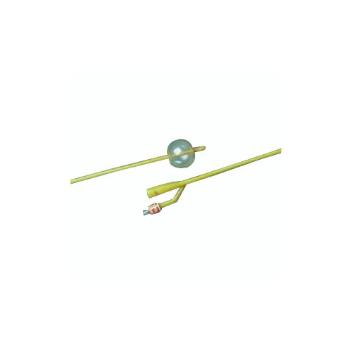Picture of Bard Home Health Division 57123622A 22 fr Silcone-Elastomer Coated 2-Way Foley Catheter