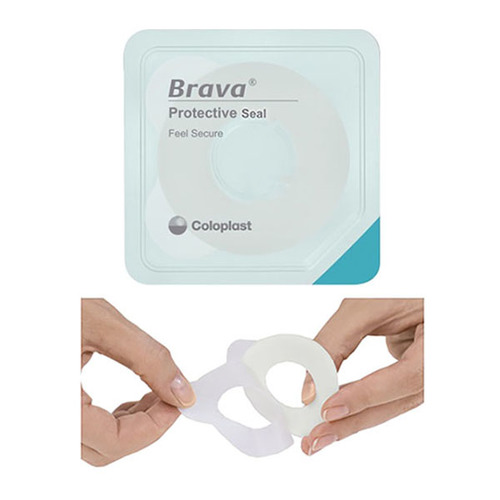 Picture of Coloplast 6212037 1.12 in. Brava Protective Seal Thin, Starter Hole