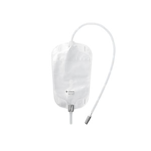 Picture of Coloplast 6221054 1000 ml Conveen Security Leg Bag Levered Opening, Non-Latex Straps - 34 oz
