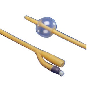 Picture of Kendall 683558 14 fr&#44; Kenguard 2-Way Silicone-Coated Foley Catheter - 5 cc