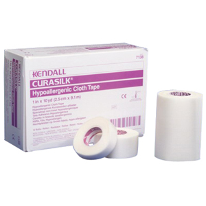 687138C 1 in. x 10 yards Hypoallergenic Silk Tape