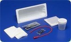 Picture of Kendall 6875020 Open Urethral Catheter Tray with BZK Swab
