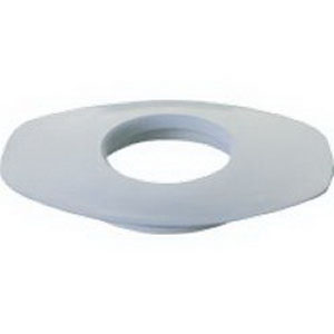 72GN60D 3.75 x 2.75 in. Green Neoprene Rubber, All-Flexible Oval Convex Mounting Ring