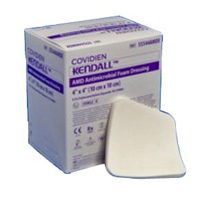 6855548AMD 4 x 8 in. AMD protective Polyurethane Foam Dressing, Rectangle