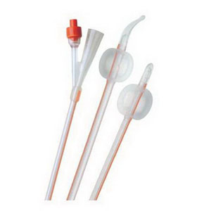 Picture of Coloplast 76AA6110 10 fr 2-Way Pediatric Silicone Indwelling Catheter