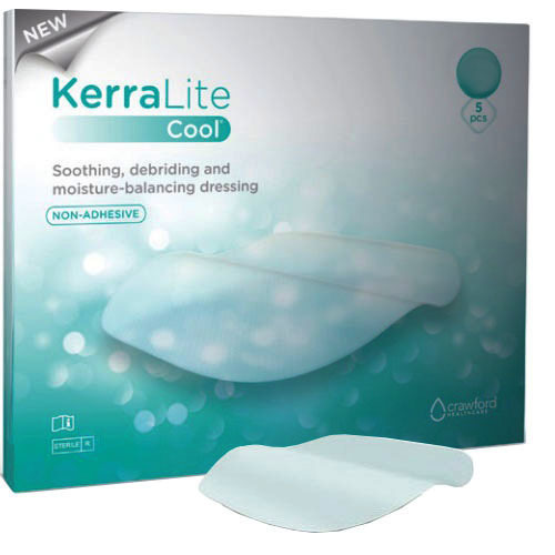 87CWL1007 3 x 3 in. KerraLite Cool Border Hydrogel Sheet Cover Dressing Combination
