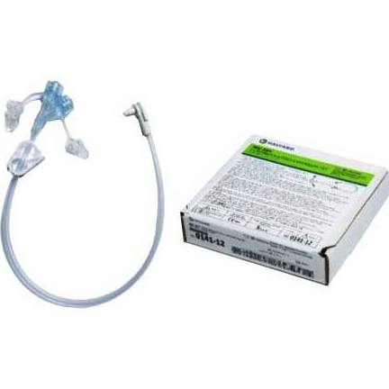 Picture of Applied Medical Technology AK61222ISOSAF 12 in. Right Angle Purple Dual Enfit Y-Port Feeding Set