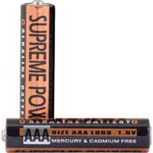 Picture of Supreme Technologies CBSPAAAKAM AAA Alkaline Battery for Glucose Monitor&#44; 2 Count