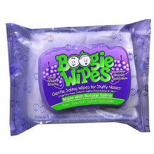 Nehemiah BOO897752002082 Boogie Wipes Saline Nose Wipes Grape Scent