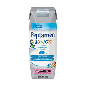 Picture of Nestle Healthcare Nutrition CR987166013060 8 oz Peptamen Junior Strawberry Flavor Liquid