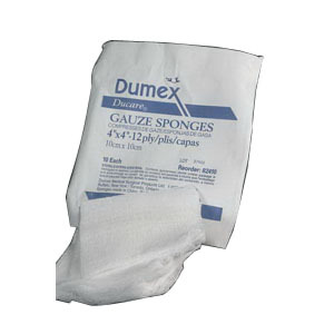 DE90308 3 x 3 in. Woven Gauze Sponge