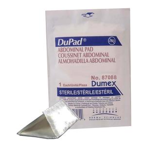 DE87088 8 x 7.5 in. Dupad Sterile Abdominal Pads