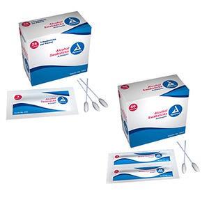 Dynarex DX1204 Alcohol Swabstick, Pack of 3
