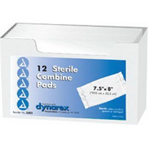 Dynarex DX3501 5 x 9 in. Non-Adherent Combine Pad, Sterile