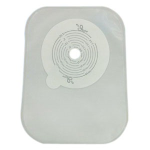 EI7608001 8 in. Securi-T One-Piece Closed Pouch Opaque with Filter Cut-to-Fit