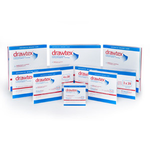 EL00300 2 x 2 in. Drawtex Hydroconductive Dressing with Levafiber