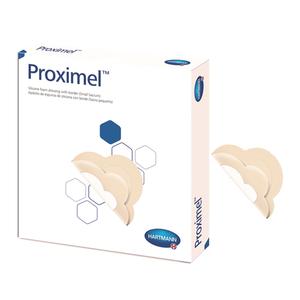 Picture of Hartmann EV14600000 Proximel Silicone Dressing with Border&#44; Small Sacrum