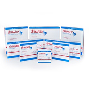 EL00303 6 x 8 in. Drawtex Hydroconductive Dressing with Levafiber