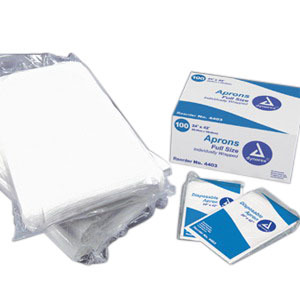 Dynarex DX4403 24 x 42 in. Polyethylene Apron