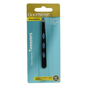 GDDWE00374 Deluxe Tweezers with Slant Tip, Black