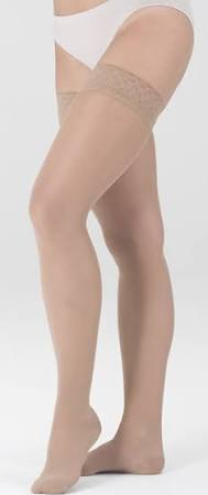JU2002ADR514 Soft Knee High Open Toe 30-40, Reg - Beige