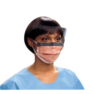 Picture of Halyard Health KK47147 Fluidshield Procedure Mask with Wraparound Visor 25