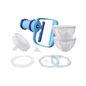 Picture of DAO Health JRFG032W3 Equality Manual Breast Pump Deluxe Set