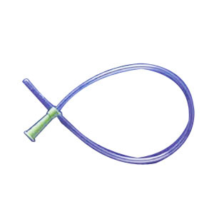 MMEC100 11 in. Adolescent Intermittent Catheter with Straight Tip
