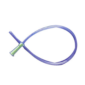 Picture of Teleflex Medical MMEC161 16 in. Intermittent Catheter with Straight Tip