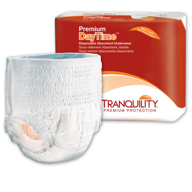 PU2105 34 - 48 in. Premium Day Time Adult Disposable Absorbent Underwear - Medium