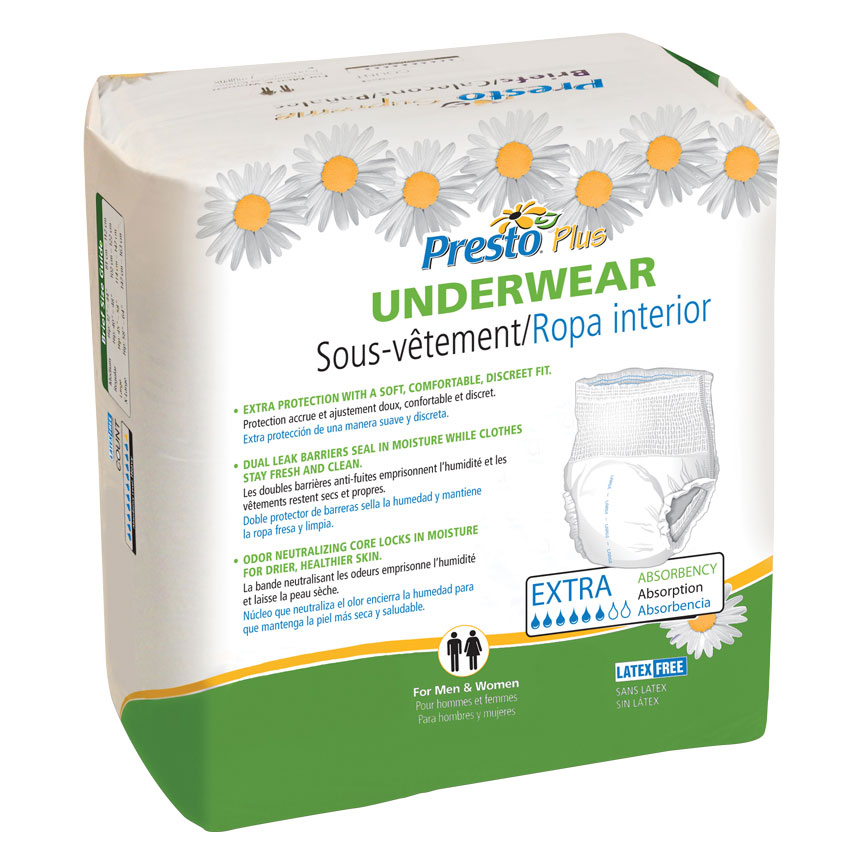 PRTAUB23040 45 - 58 in. Plus Protective Underwear Large Maximum Absorbency
