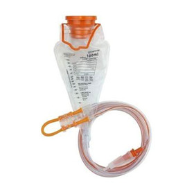 Picture of Moog QZINF0100A 100 ml Infinity Orange Delivery Set with Enfit Connector