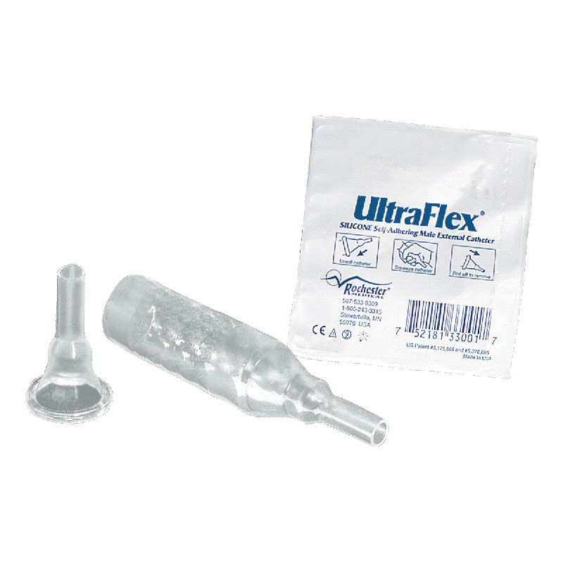 Picture of Bard Medical Home Care RH33303 32 mm Ultra Flex Self Adhering Male Intermediate External Catheter