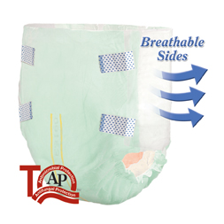 Principle Business Enterprises PU2311 24 - 32 in. Tranquility Smart Core Brief, Green - Small