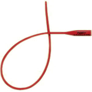 Picture of Teleflex Medical RU351008 16 in. 8 French Red Rubber Latex Robinson & Nelaton Catheter
