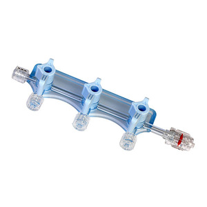Picture of B Braun Medical XB456020 Four-Way Stopcock with Spin-Lock