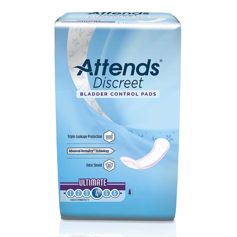 Picture of Attends Healthcare Products 48ADPULT Discreet Ultimate Incontinence Pad