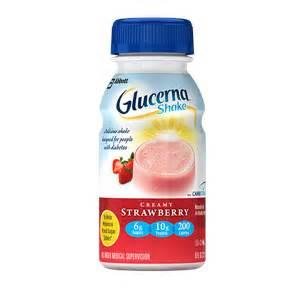 5257807 8 oz Glucerna Shake Strawberry Bottle