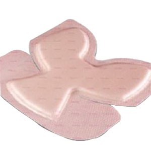 Picture of Smith & Nephew 5466800506 23 x 23.2 cm Allevyn Gentle Border Silicone Gel Adhesive Hydrocellular Dressing Heel