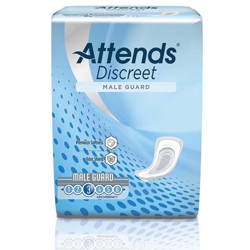 Picture of Attends Healthcare Products 48ADMG20 Discreet Male Incontinence Guard