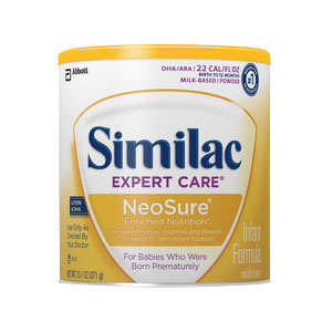 Picture of Abbott Nutrition 5256177 2 oz Similac Expert Care Neosure Infant Formula with Iron