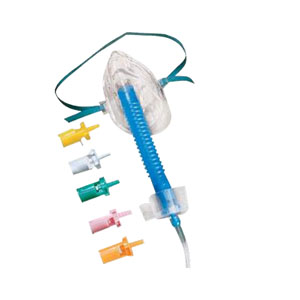 Picture of Carefusion 55001363 Diluter Jet Venturi-Style Mask with U Connect-It Tubing&#44; Adult