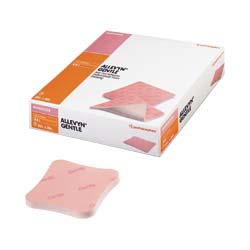 5466800280 7 x 7 in. Allevyn Gentle Gel Adhesive Hydrocellular Foam Dressing with Border