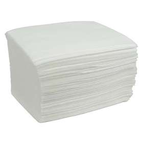 55AT907 9 x 13 in. Non-Woven Dry Washcloth, White