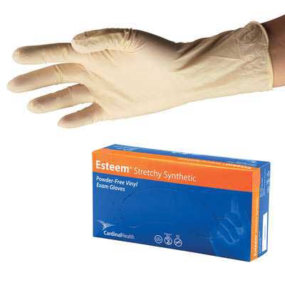 Picture of Cardinal Health 558884DOTP Esteem Stretchy Synthetic Gloves - Cream&#44; Extra Large