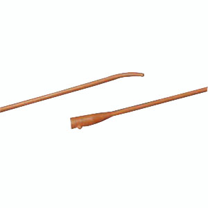 Picture of Bard Home Health 57120612 12 French & 16 in. Coude Tiemann Two-Eye Latex Catheter