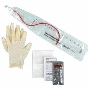 Picture of Bard Home Health Div 574A5146 16 French & 1100 ml Touchless Plus Unisex Vinyl Intermittent Catheter Kit