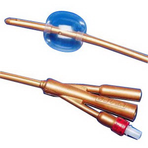 Picture of Kendall Healthcare 61605205 20 French 5 CC Dover 2-Way Silicone Foley Catheter