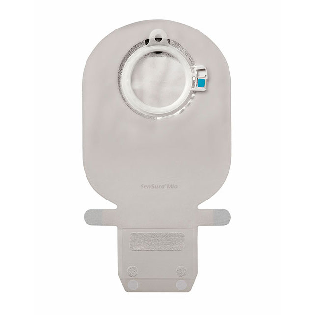 Picture of Coloplast 6211461 40 mm Mio Click EasiClose Wide Outlet Drainable Pouch, Midi with Inspection Window